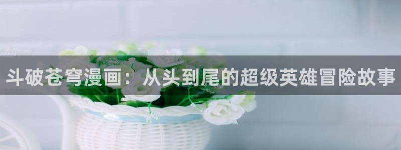 漫画之家社区版官网：斗破苍穹漫画：从头到尾的超级英雄冒险故事